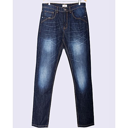 dark blue jeans straight leg