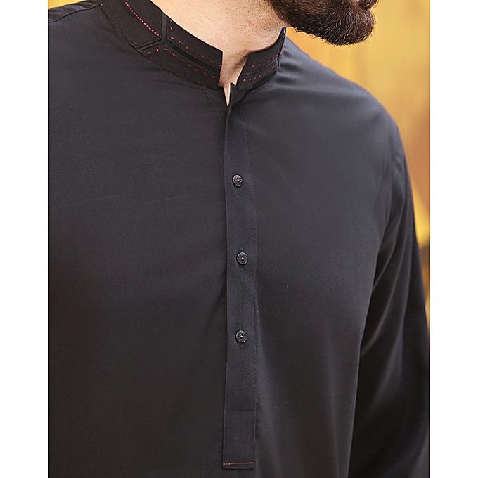 black shalwar kameez for mens