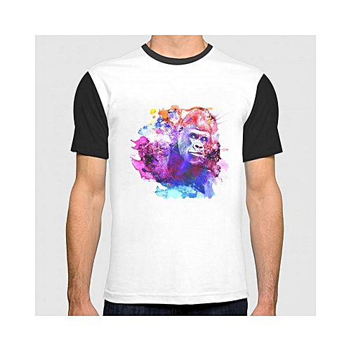 The Warehouse White Bernie 2016 Art Printed Graphic T Shirt Twh381