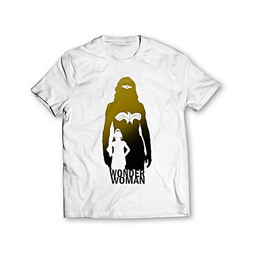 white wonder woman shirt