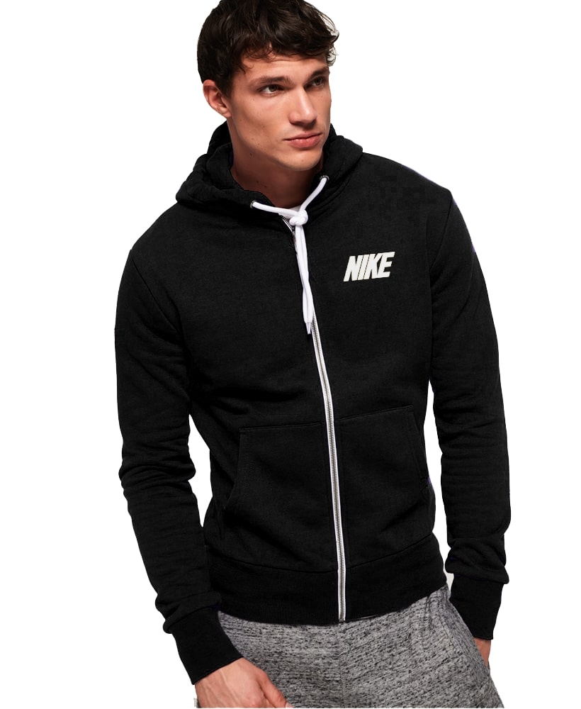 stylish black hoodie