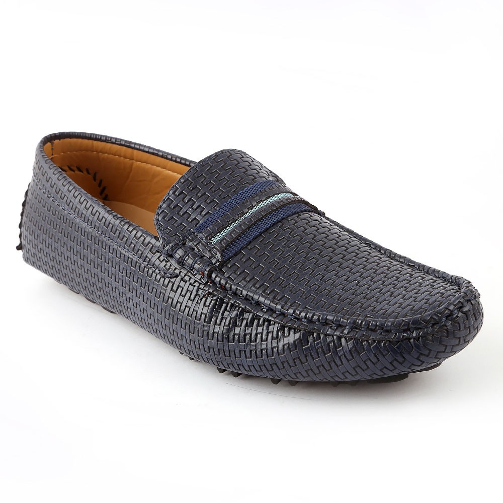 navy loafer shoes