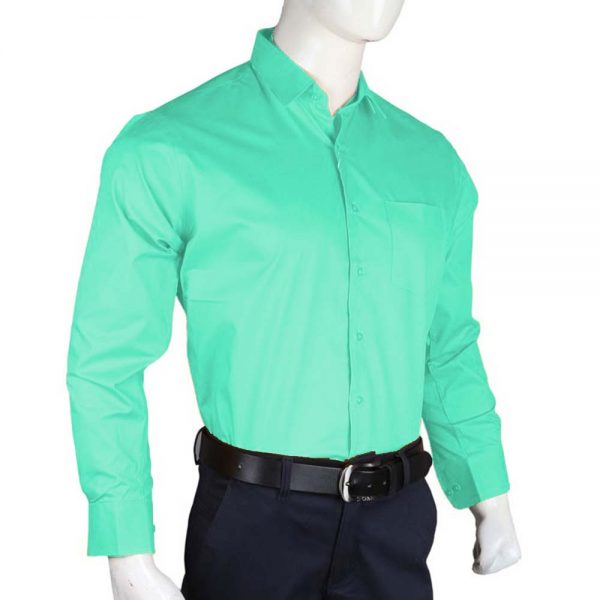 sea green formal shirt