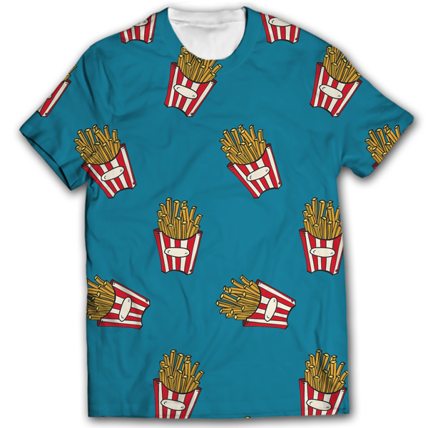 french fries t shirt