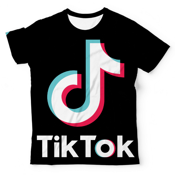 tik tok print t shirt