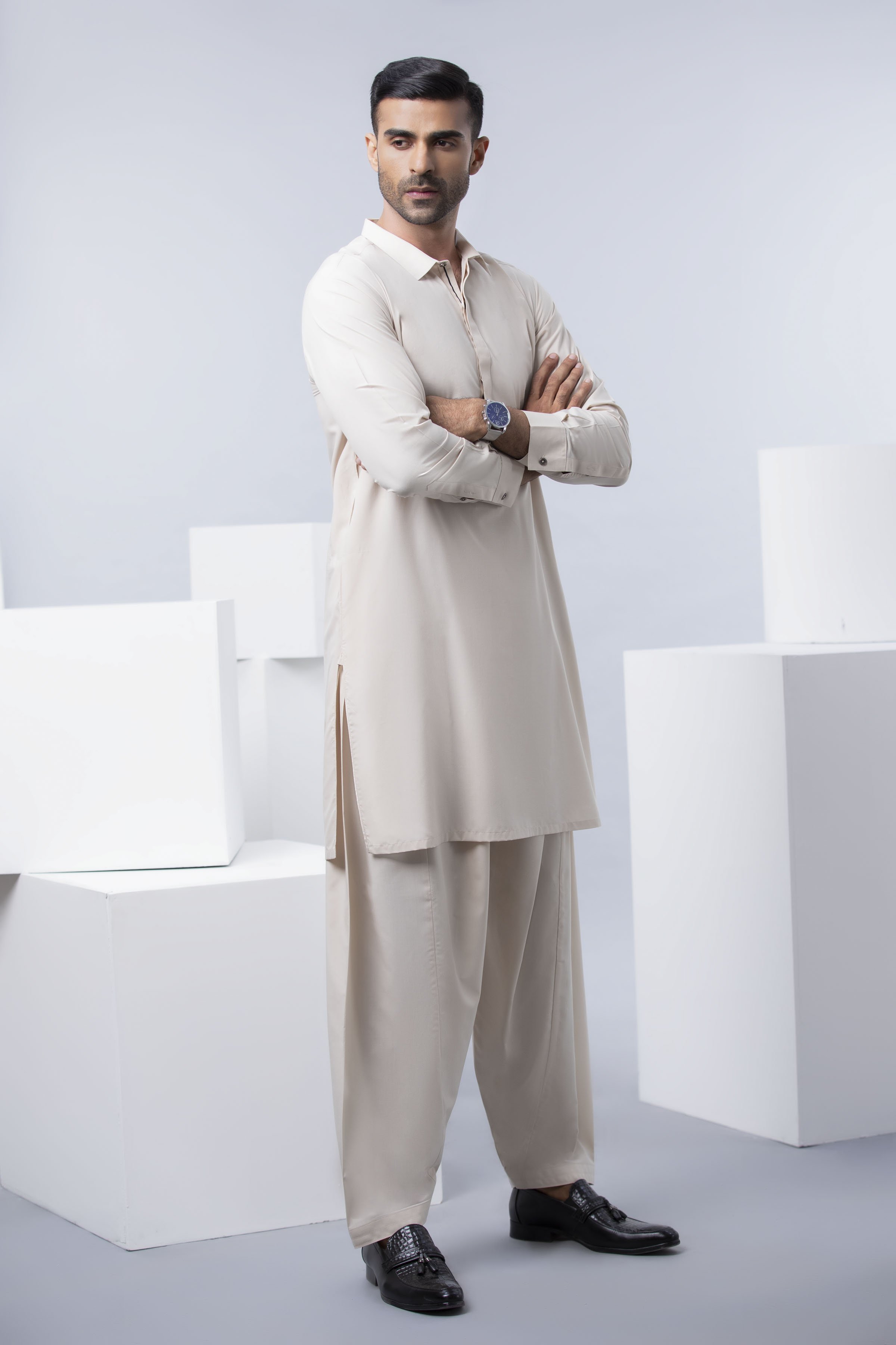 off white shalwar kameez for mens