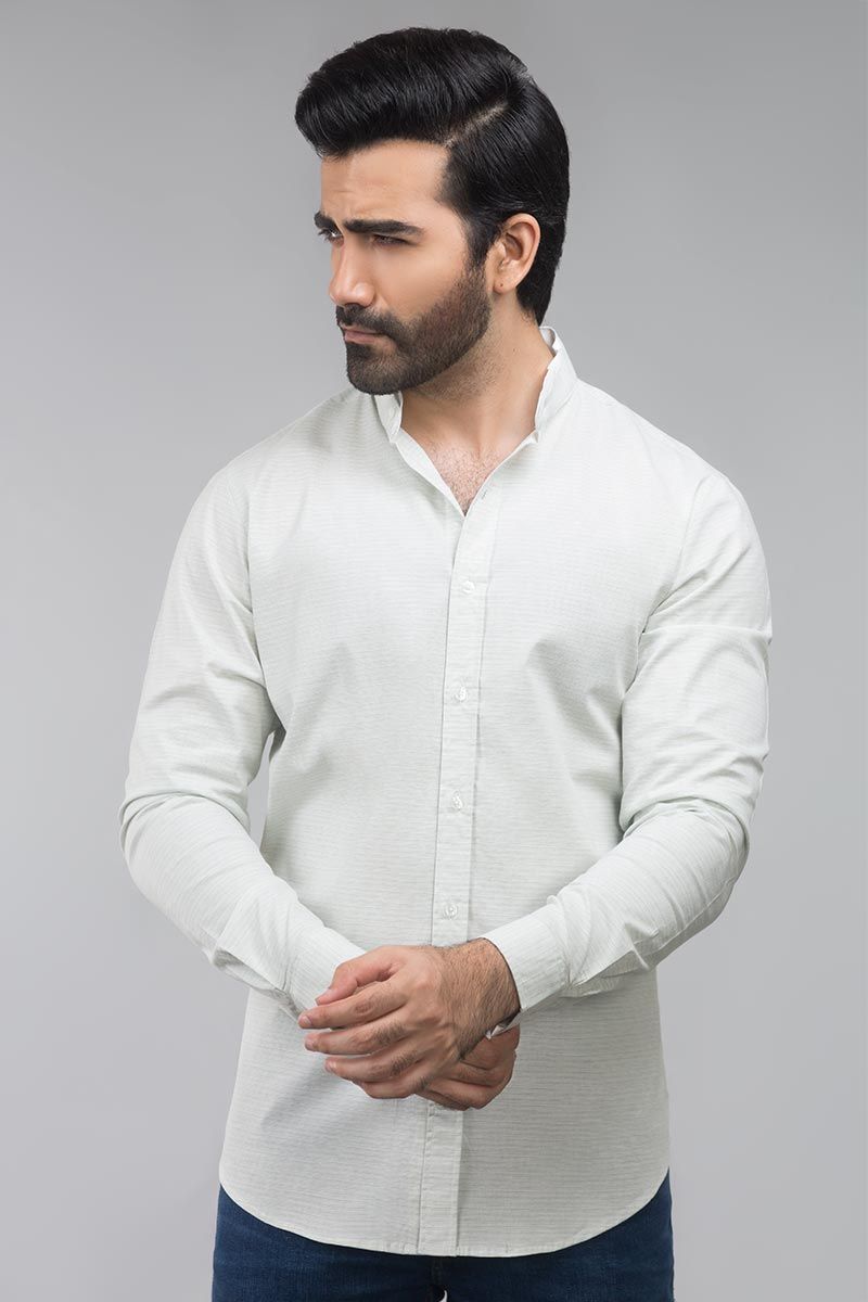 Gul Ahmed Green Casual Shirt CM-YD-2700 - Menswear.pk