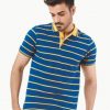 Edenrobe Men's Blue Polo Shirt - EMTPS22-019