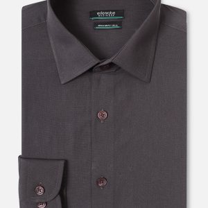 Edenrobe Men's Charcoal Shirt Plain - EMTSB22-072