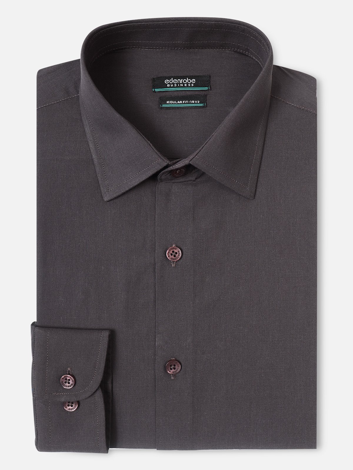 Edenrobe Men's Lavender Shirt Plain - EMTSB21-036