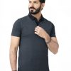 Edenrobe Men's Heather Grey Polo Shirt - EMTPS22-015