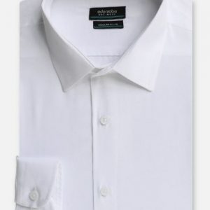 Edenrobe Men's White Shirt Plain - EMTSB21-044