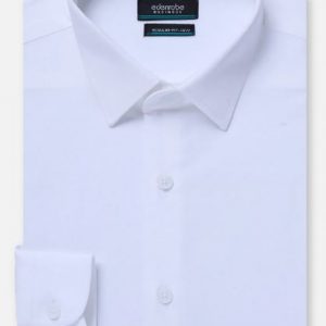 Edenrobe Men's White Shirt Plain - EMTSB21-054