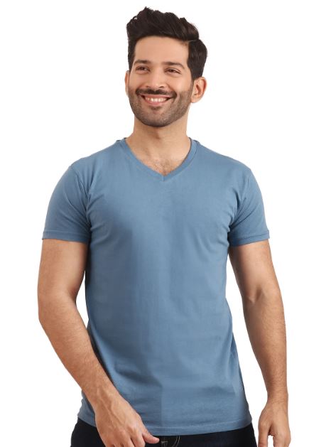 Edenrobe Men's Blue Shirt Plain - EMTSB21-037