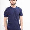 Edenrobe T-Shirts Men's Blue Graphic Tee - EMTGT21-004