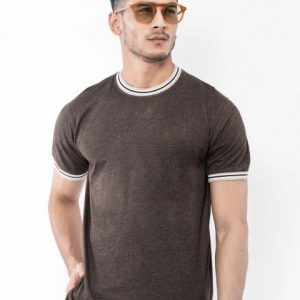 Edenrobe T-Shirts Men's Grey Graphic Tee - EMTGT21-012