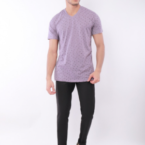 TS ACE Print (S21) Men T Shirt V/N Purple