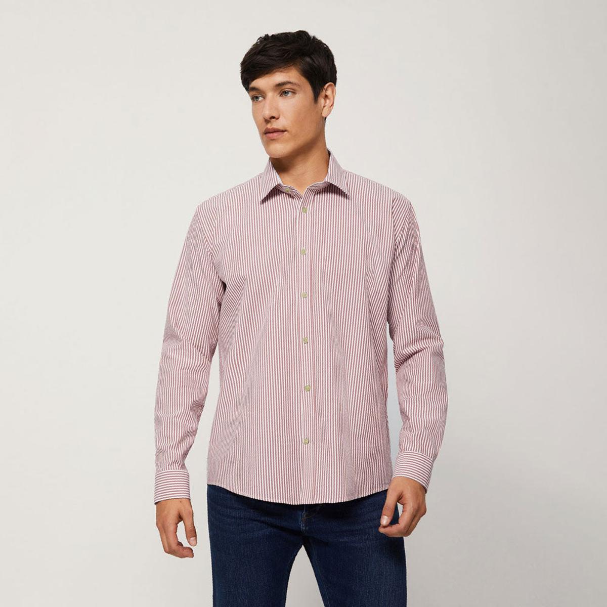 Edenrobe Men's Pink Shirt - EMTSUC22-167